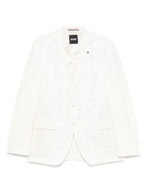 BOSS checked blazer