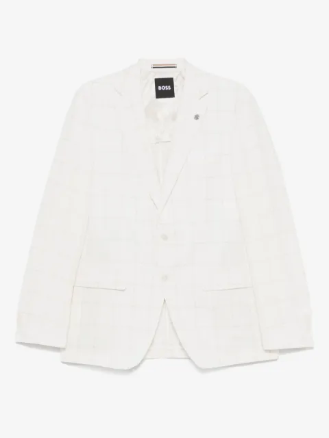 BOSS checked blazer