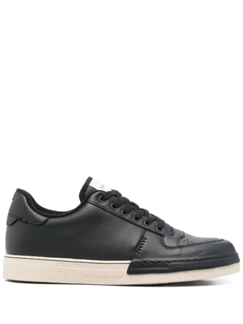 Emporio Armani кожаные кроссовки