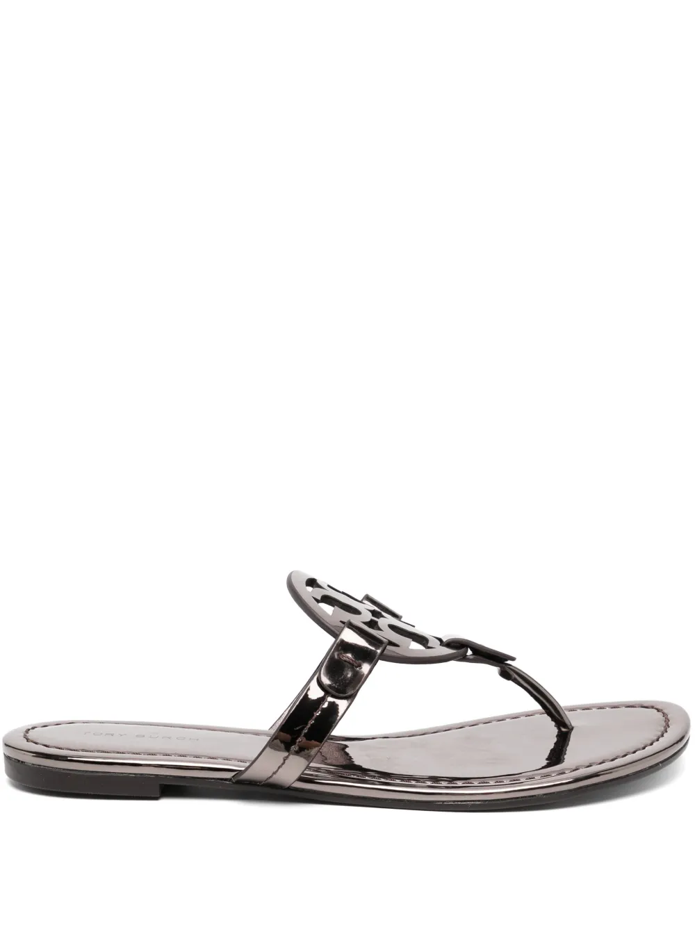 Tory Burch Miller metallic sandals Grey