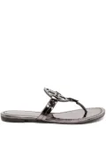 Tory Burch Miller metallic sandals - Grey