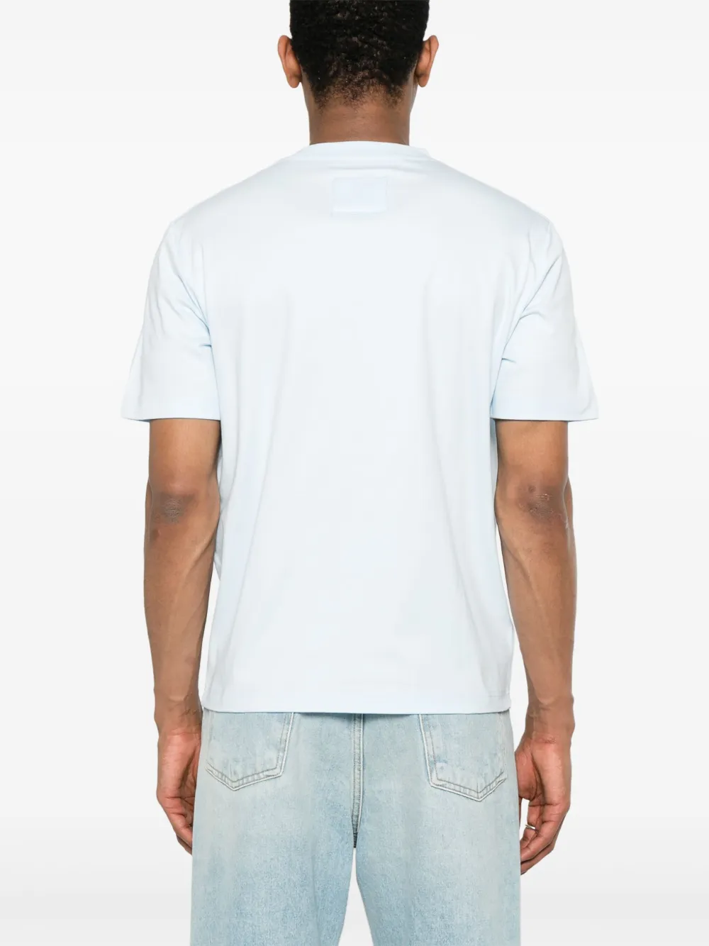 Lanvin T-shirt met geborduurd logo Blauw