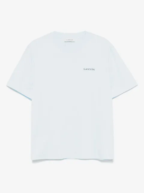 Lanvin logo-embroidered T-shirt