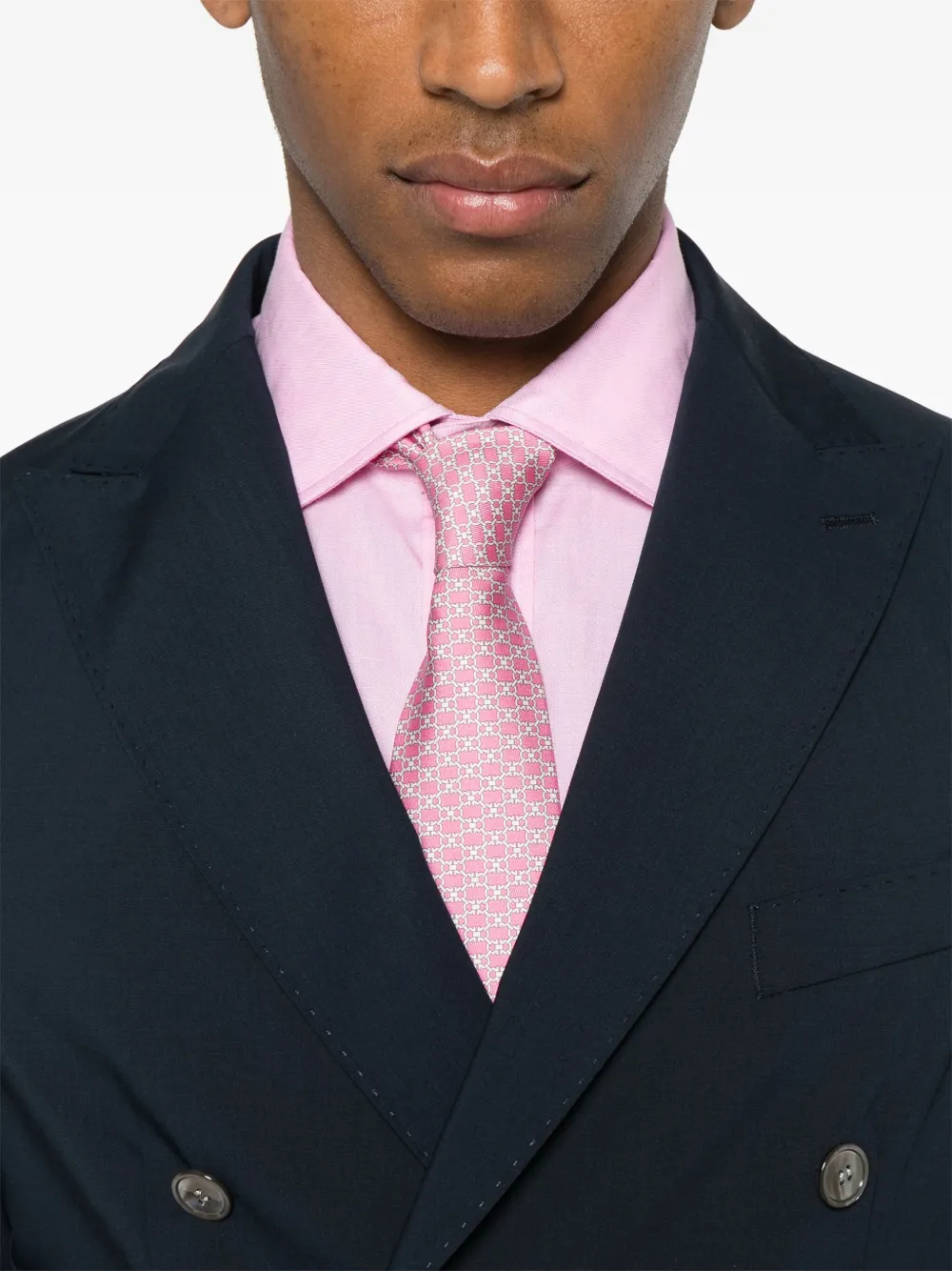 BOSS Blazer met dubbele rij knopen Blauw
