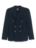 BOSS double-breasted blazer - Blue