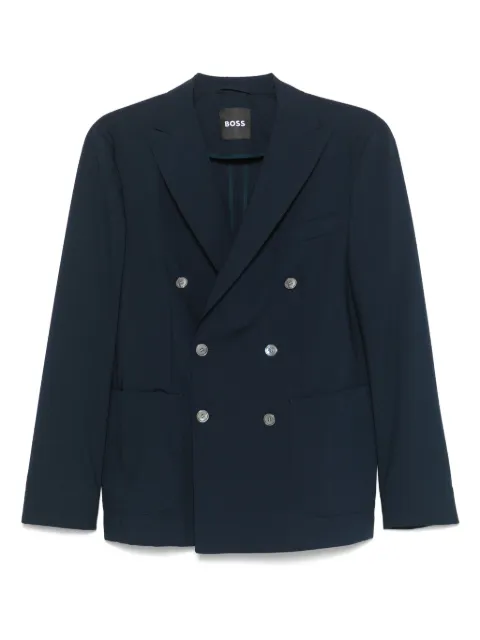 BOSS blazer con doble botonadura