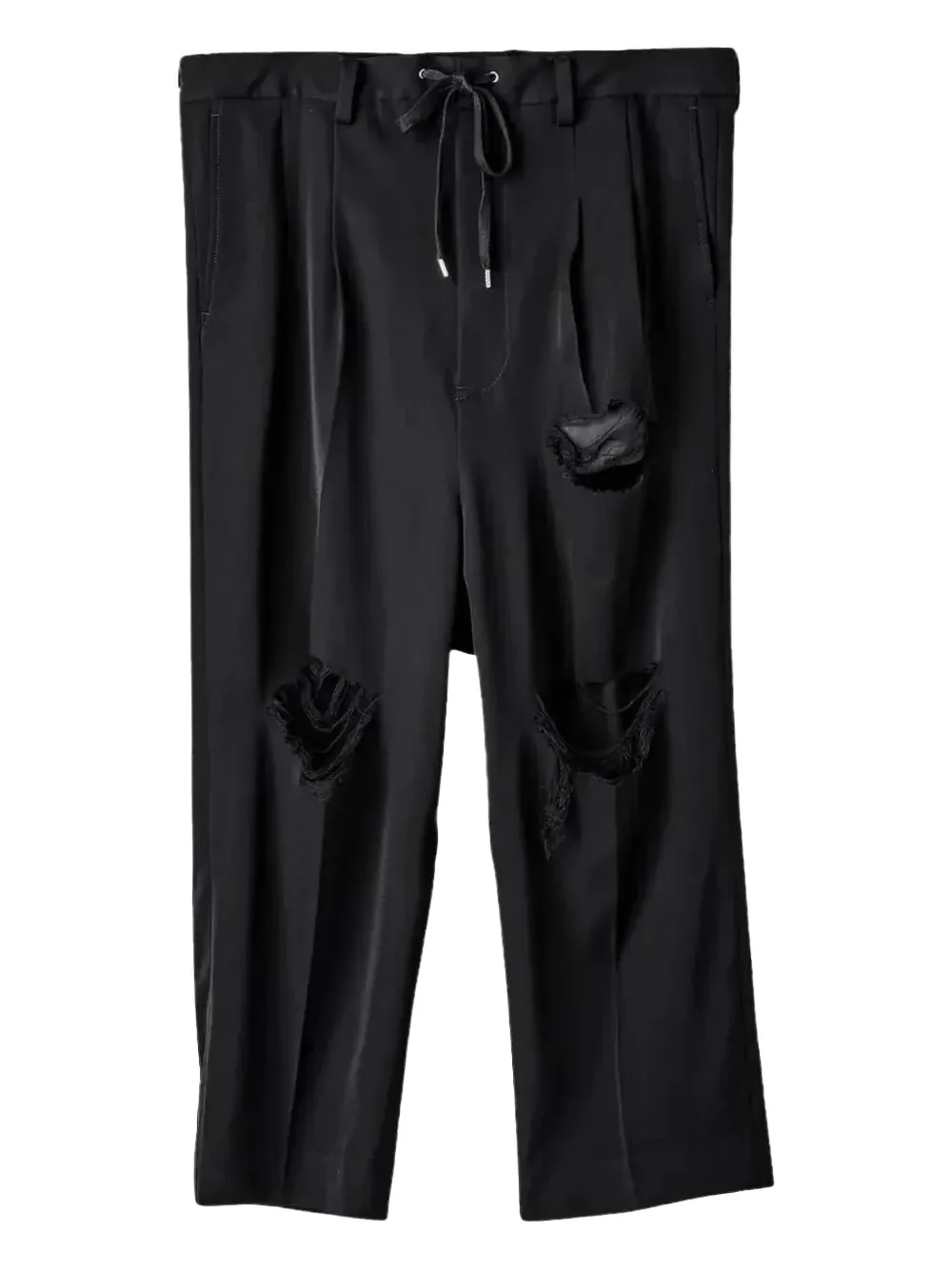 Takahiromiyashita The Soloist pantalon à design superposé 'Black' | noir | Image 1