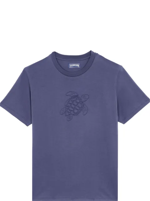 Vilebrequin Turtle-embroidered cotton T-shirt 