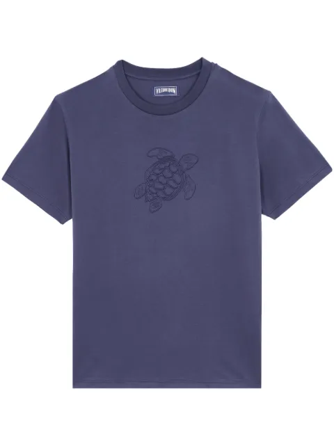Vilebrequin Turtle-embroidered cotton T-shirt 