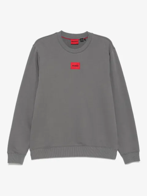 HUGO logo-patch sweater