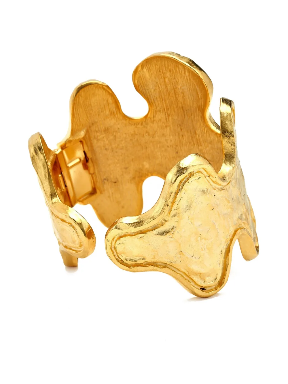 Kenneth Jay Lane Free Form Cuff Bracelet In Gold