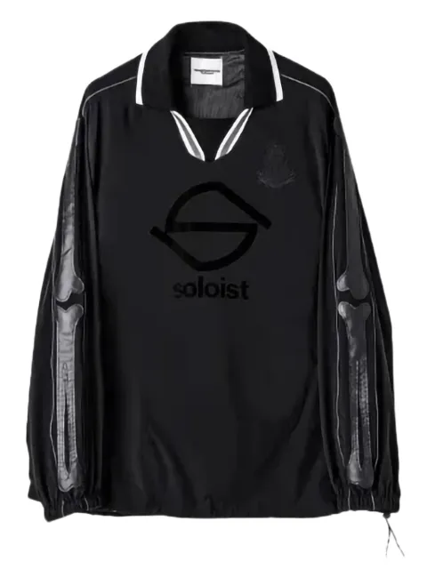 Takahiromiyashita The Soloist contrasting-sleeve T-shirt