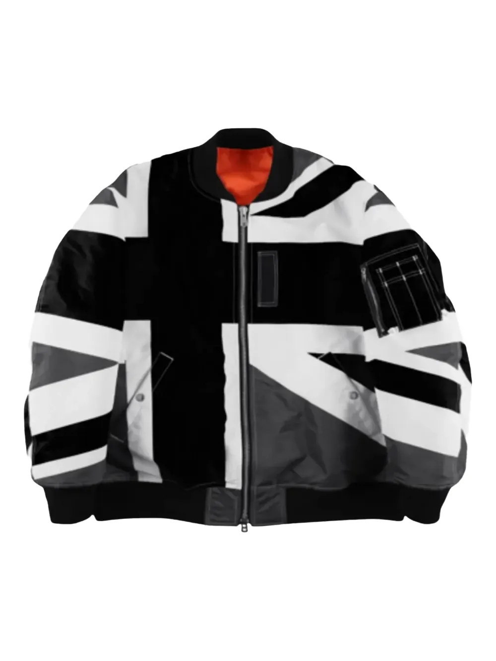Takahiromiyashita The Soloist Union Jack "Multi" bomber jacket | Black | Image 1
