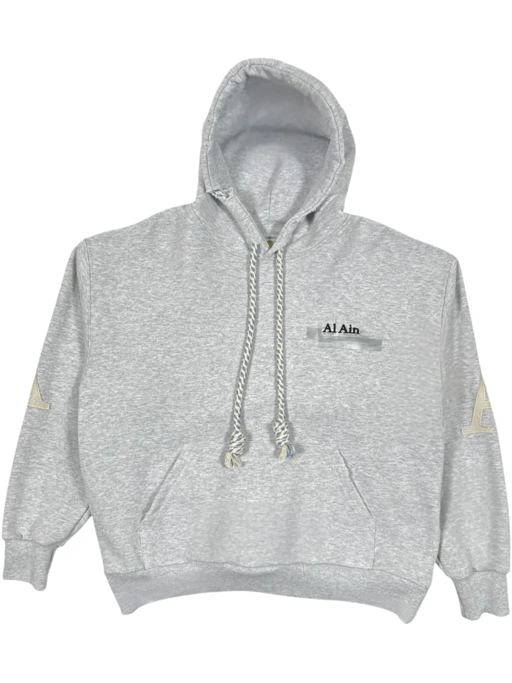 AL AIN hoodie con estampado gráfico | gris | Image 1