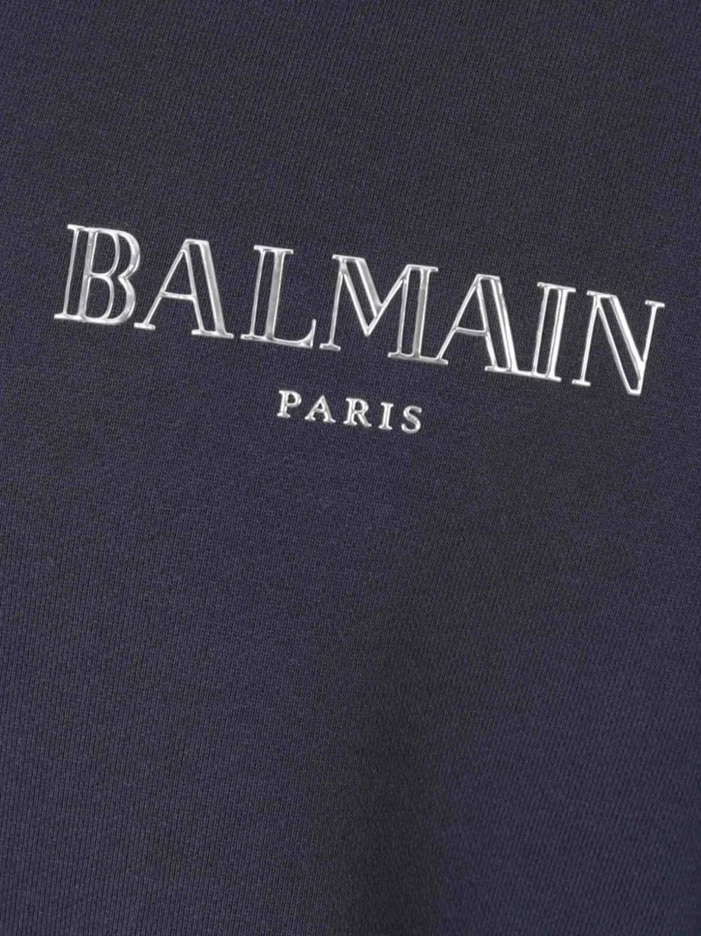 Balmain Hoodie met logoprint Blauw