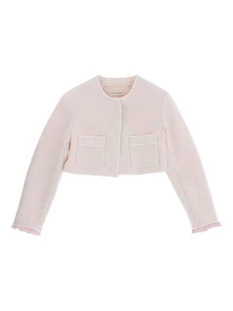 Elisabetta Franchi La Mia Bambina cotton-blend tweed jacket