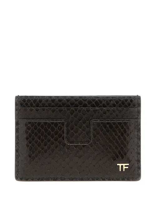 Porte-cartes en cuir embossé - TOM FORD - Modalova