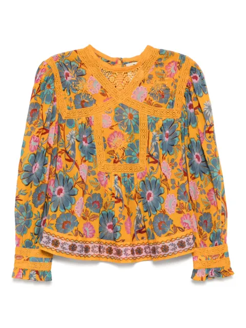 FARM Rio Mica short-sleeved top