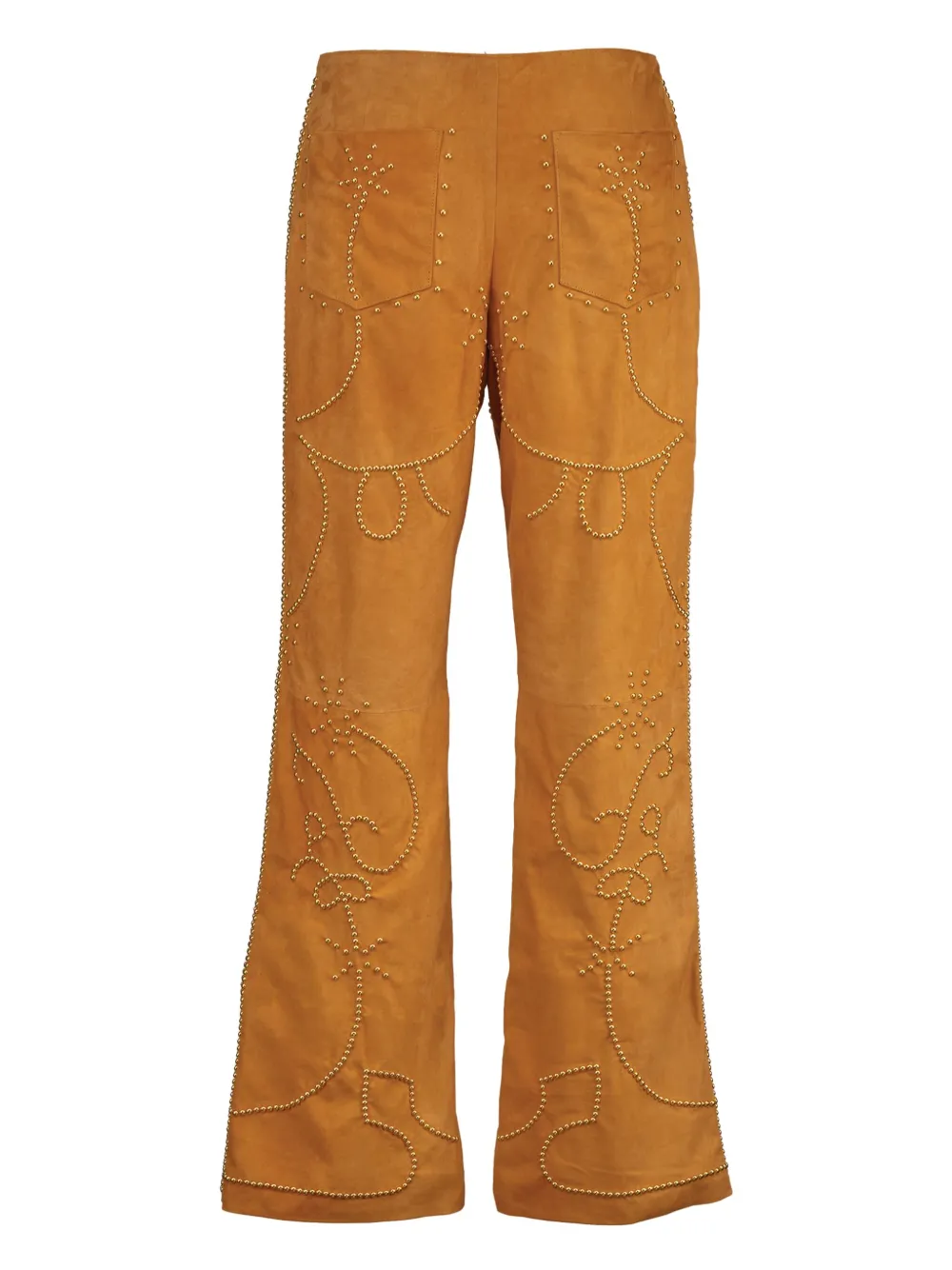 DANCASSAB Flared broek Oranje