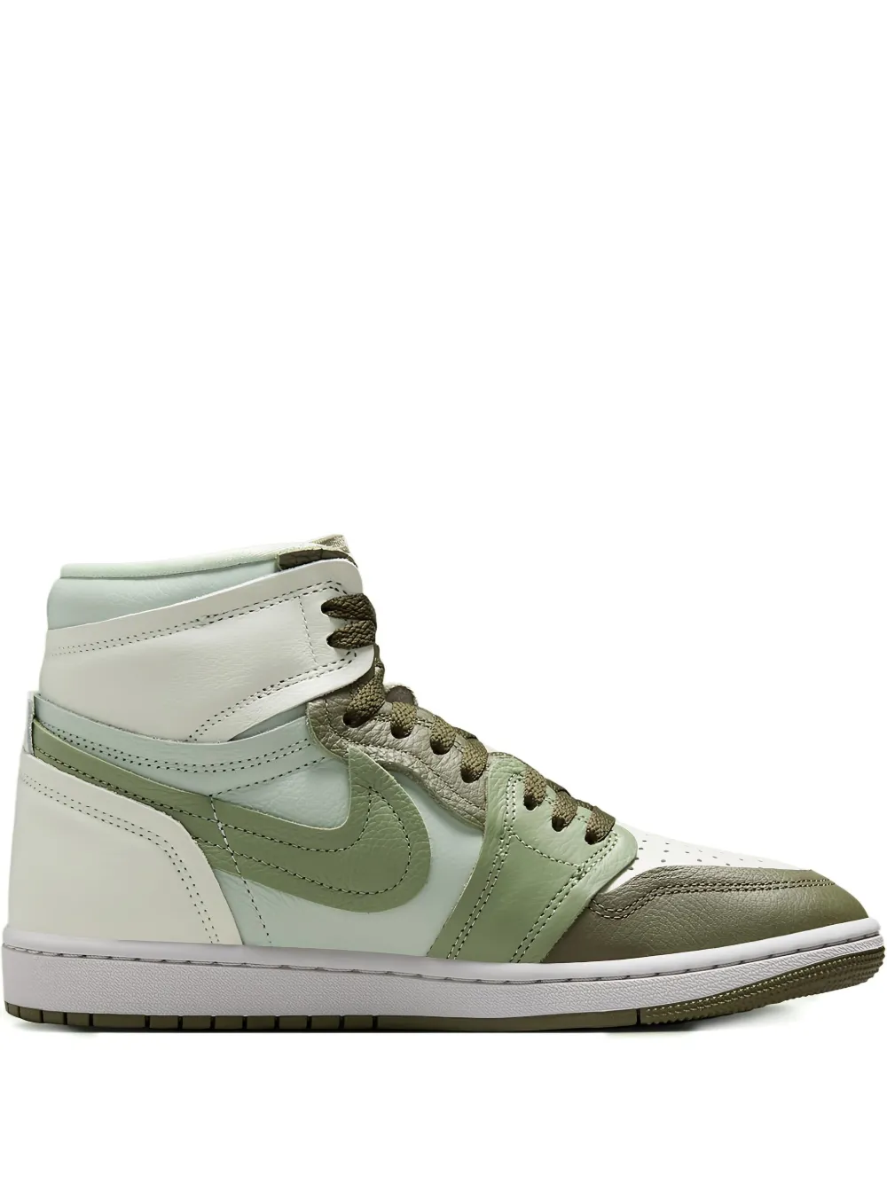 Jordan 1 High "method Of Make Medium Olive" Sneakers In Green