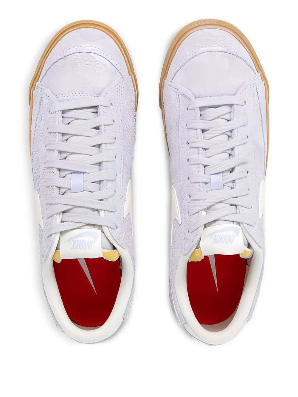 Nike Blazer Low '77 Vintage "Football Grey Gum Light Brown Team Orange Pale Ivory" sneakers Paars