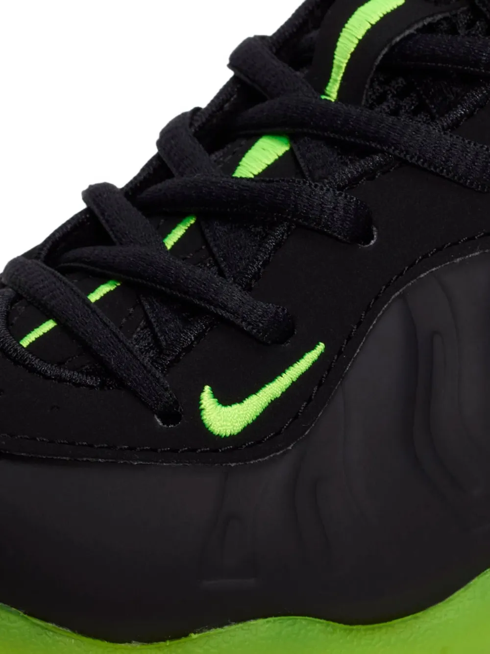 Nike Kids Little Posite One "Black Volt" sneakers Zwart
