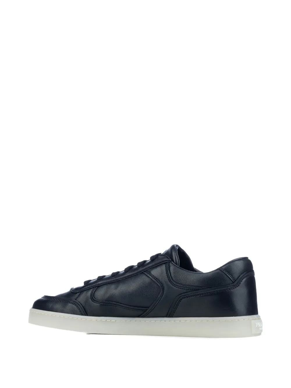 Prada Leren sneakers Zwart