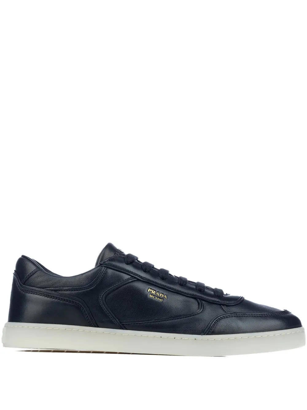 Prada Leren sneakers Zwart