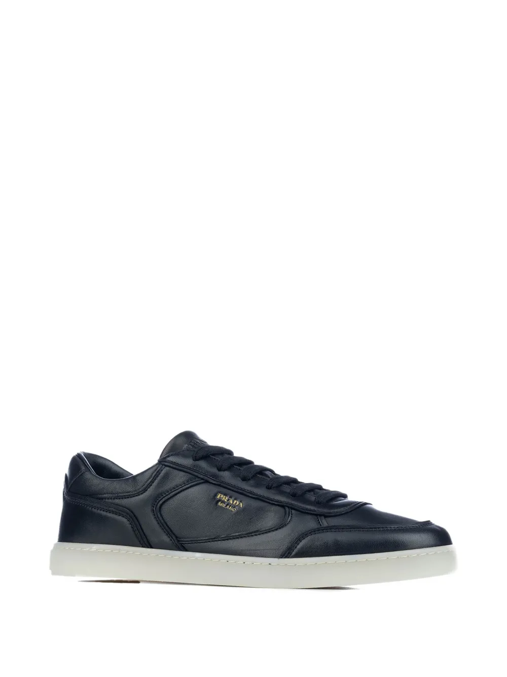 Prada Leren sneakers Zwart