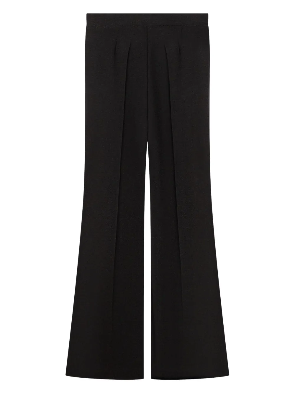 Elisabetta Franchi La Mia Bambina Wide-leg Tailored Trousers In Black