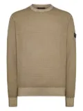 Peuterey patch-pocket cotton sweater - Brown