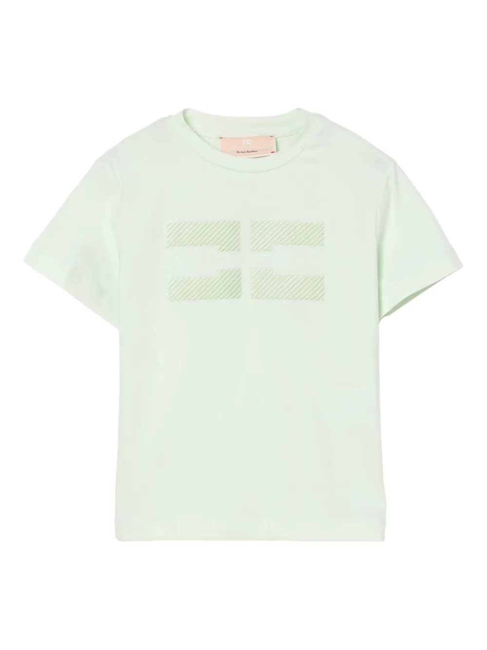 Elisabetta Franchi La Mia Bambina Katoenen T-shirt Groen