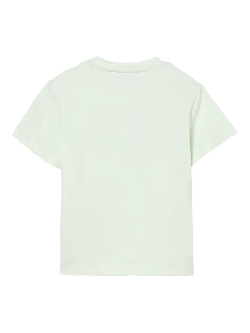 Shop Elisabetta Franchi La Mia Bambina Cotton T-shirt In Green