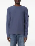 Peuterey patch-pocket crew-neck sweater - Purple
