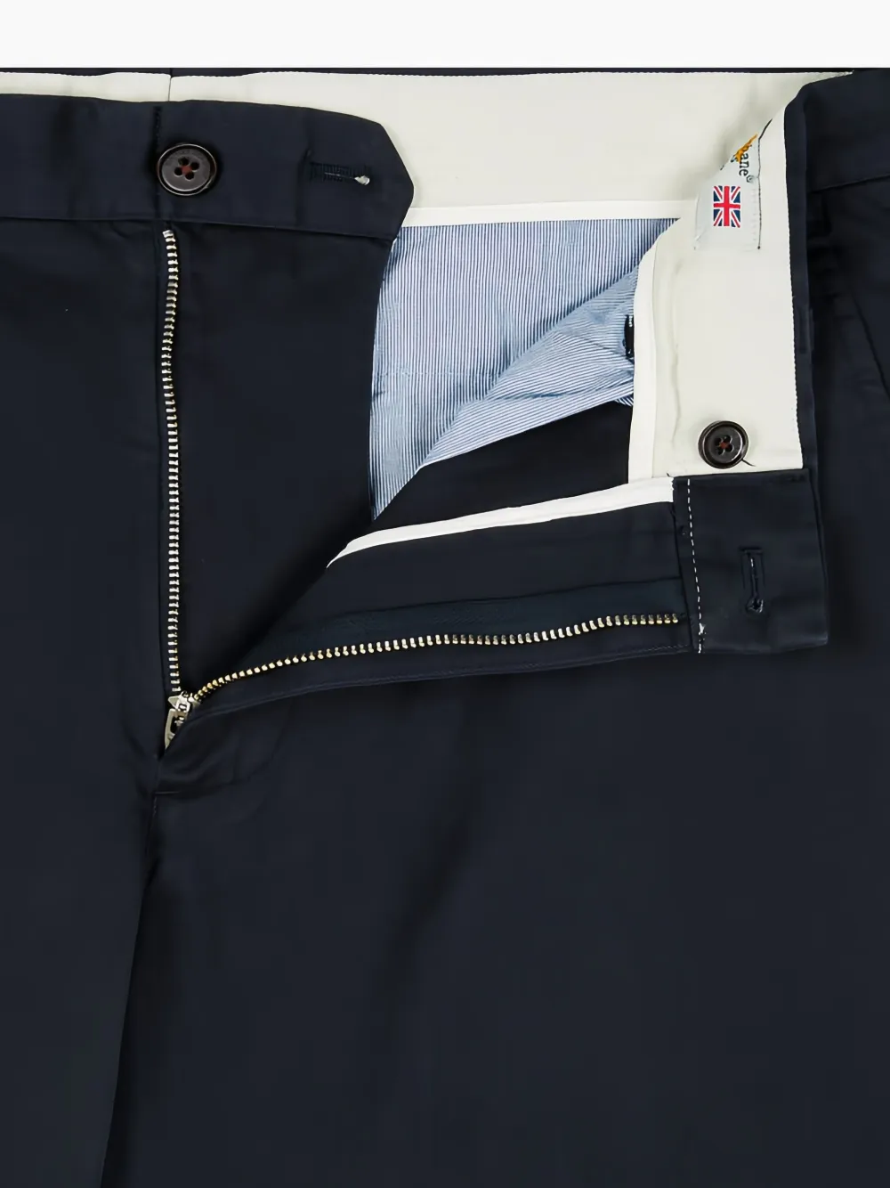 Man On The Boon. Katoenen broek Blauw