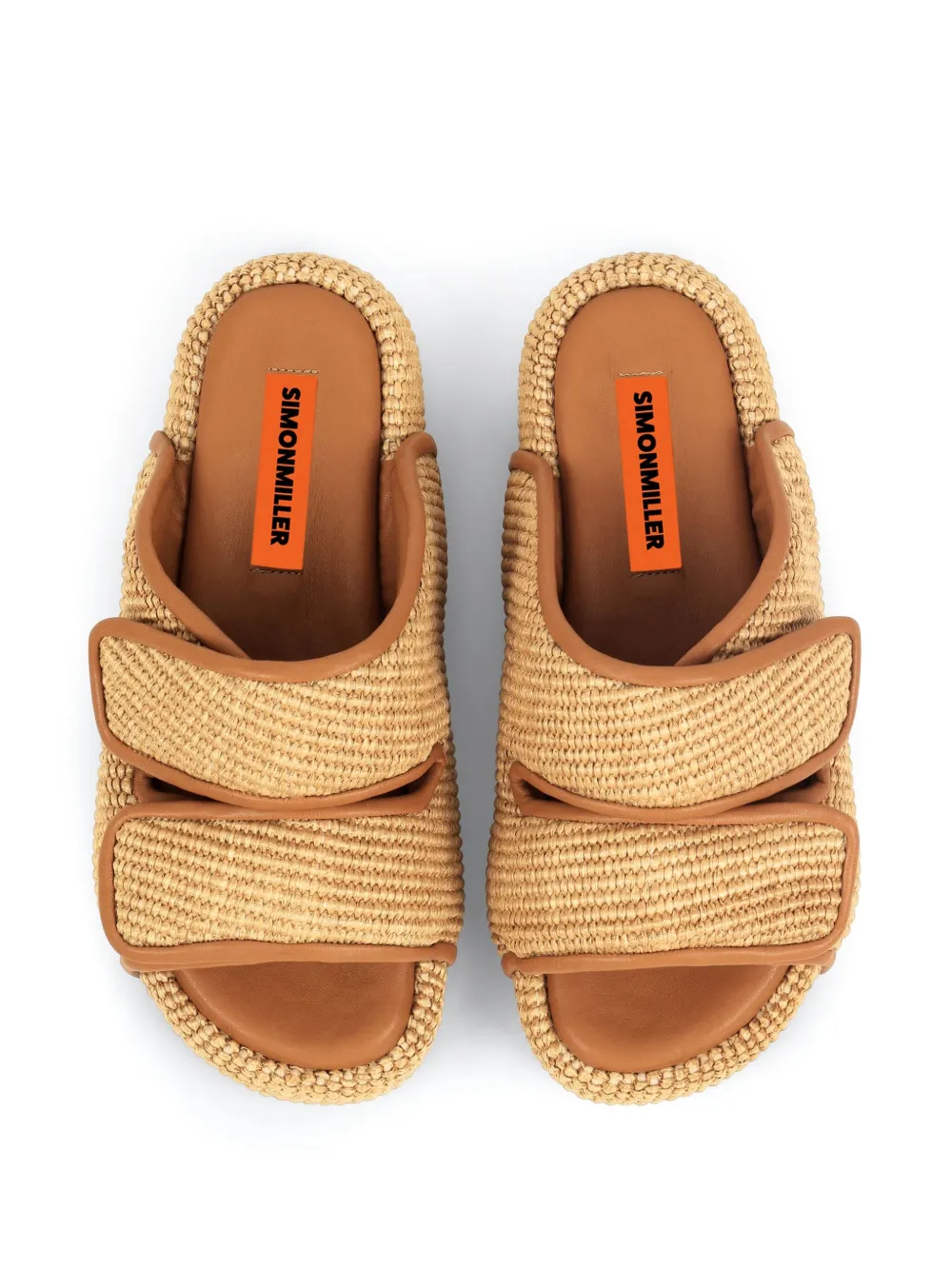 Simon Miller Raffia Cro slides Neutrals