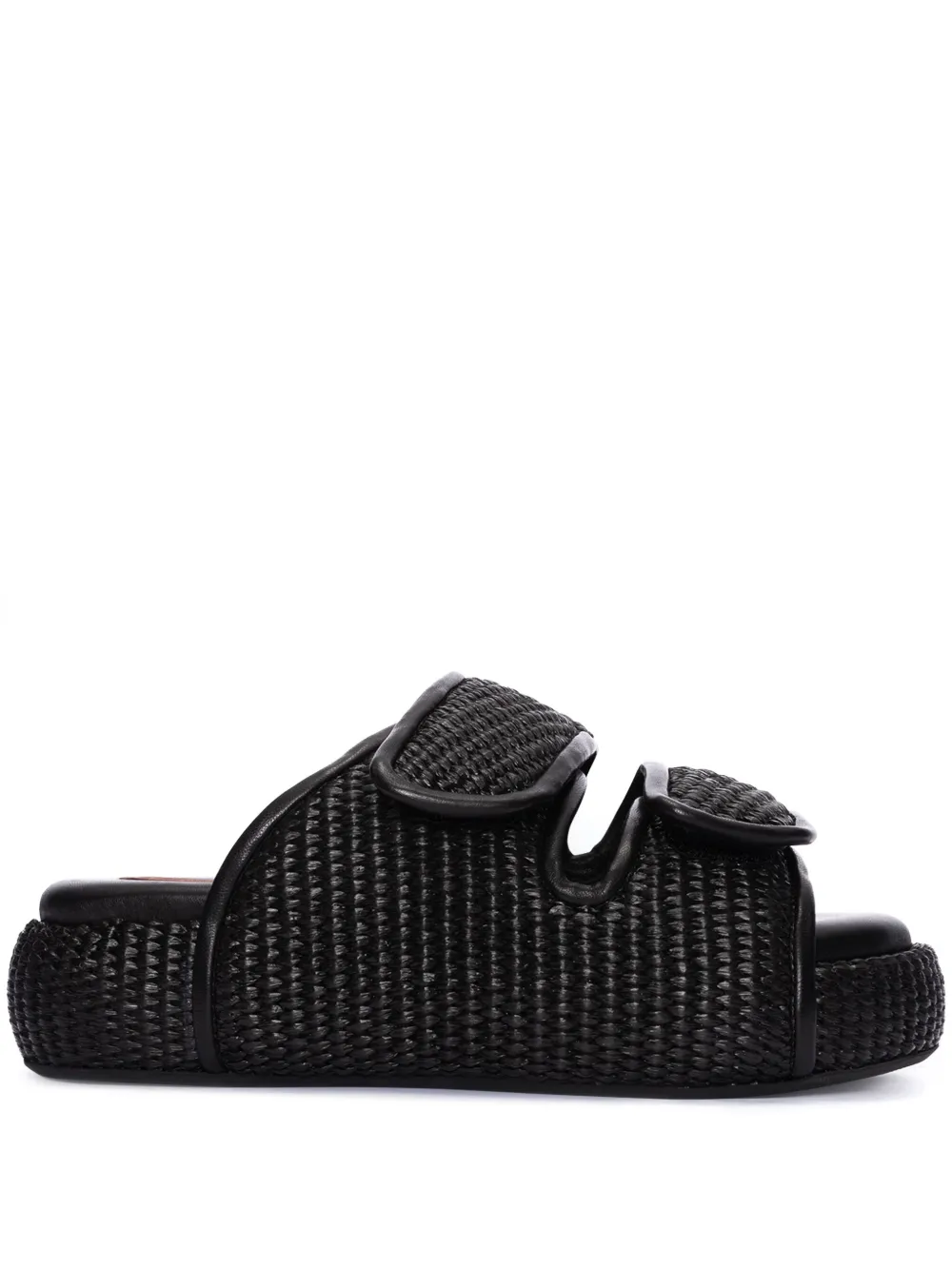 Simon Miller Raffia Cro slides Black