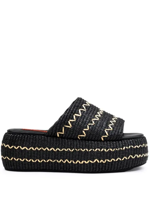 Simon Miller ZigZag Raffia Cloudy sandals