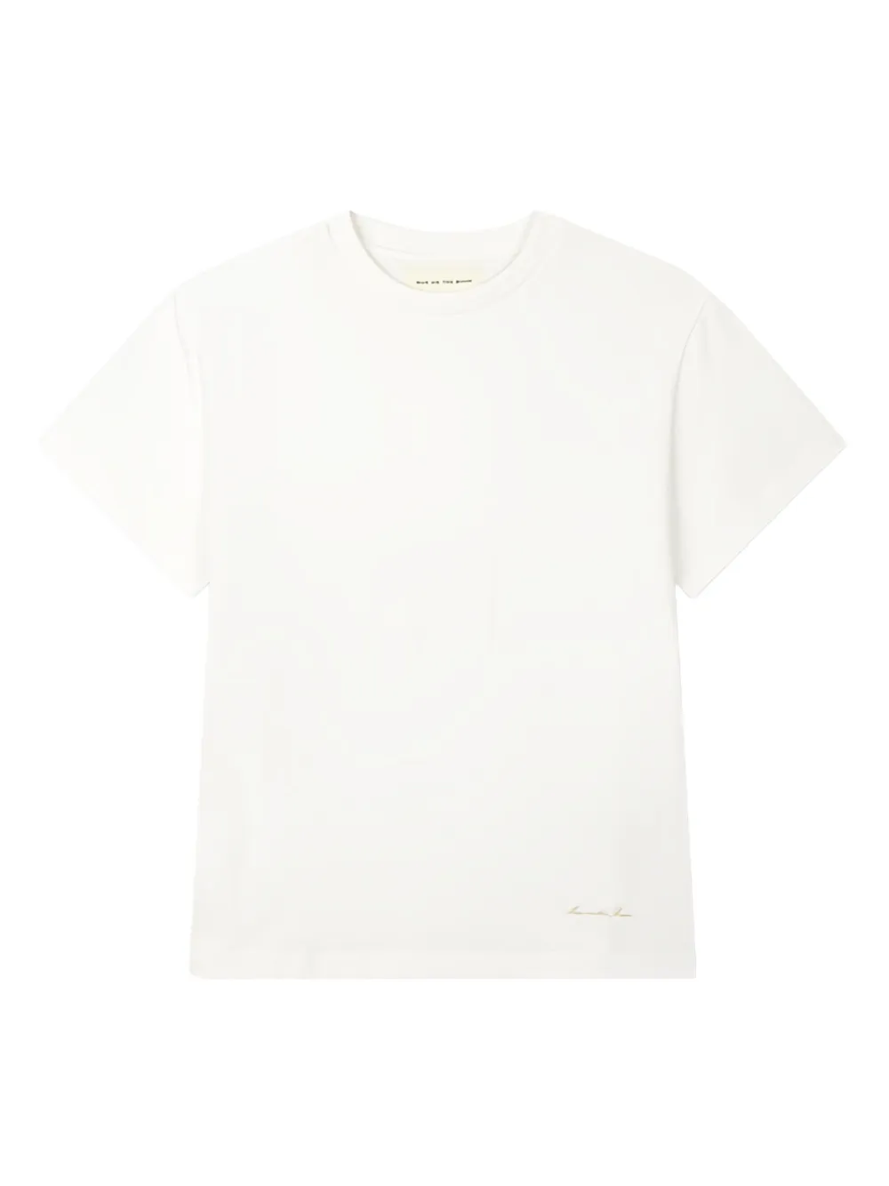 Man On The Boon. crew-neck cotton T-shirt | White | Image 1