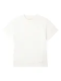 Man On The Boon. crew-neck cotton T-shirt - White