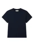 Man On The Boon. logo-embroidered T-shirt - Blue