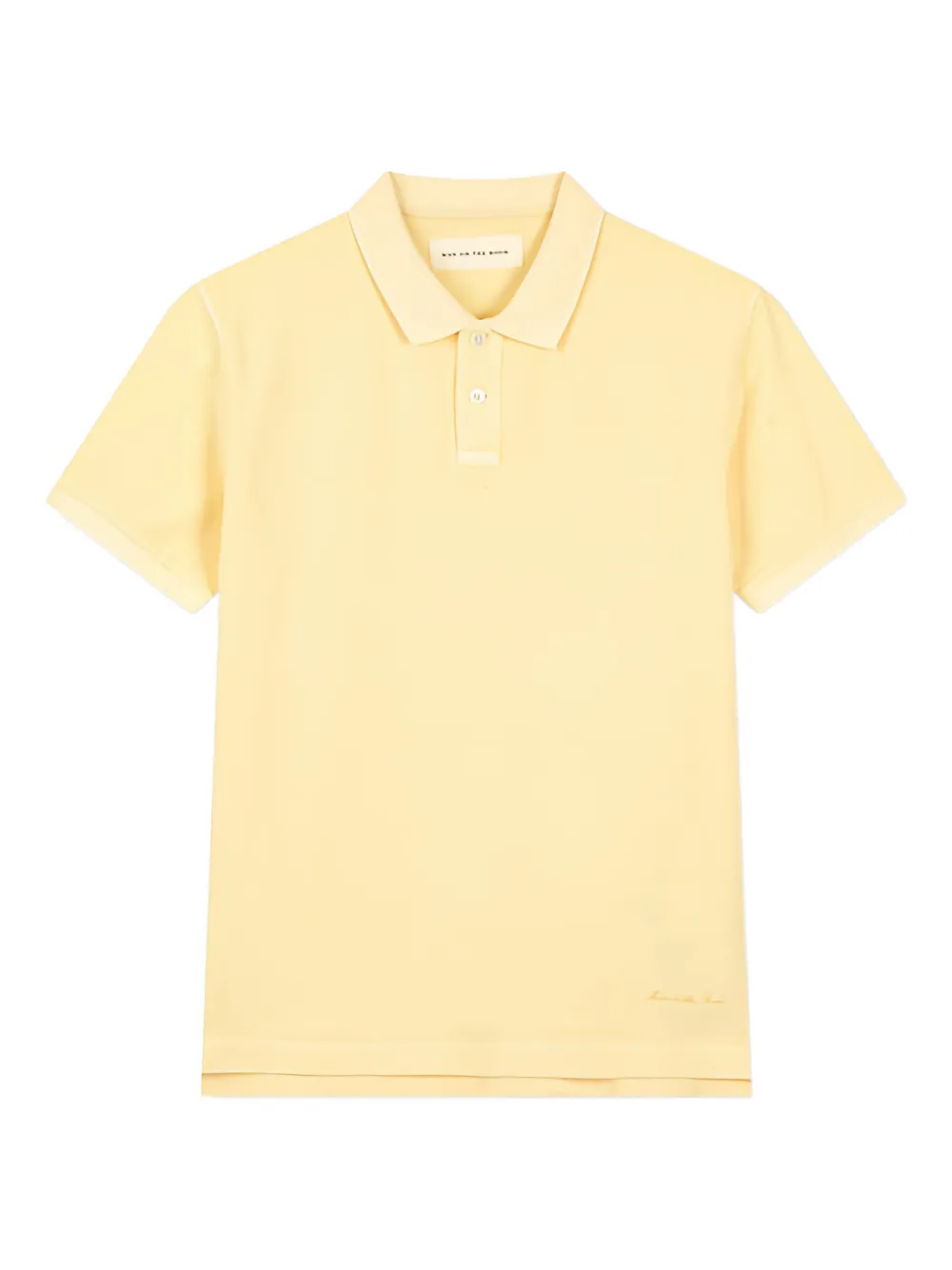 Man On The Boon. playera tipo polo | amarillo | Image 1
