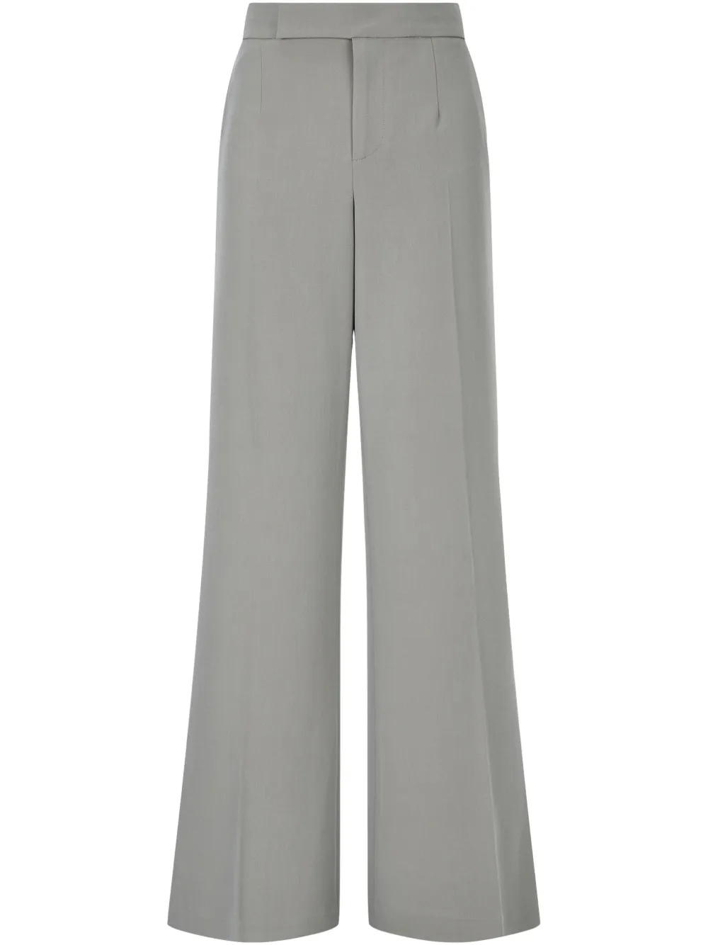 pressed-crease trousers