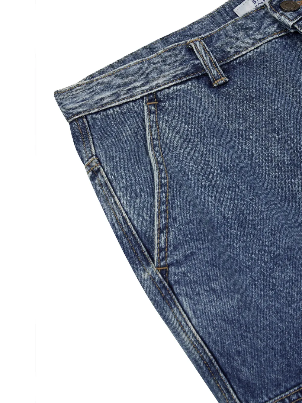 STUDIO TOMBOY Denim cargo shorts Blauw