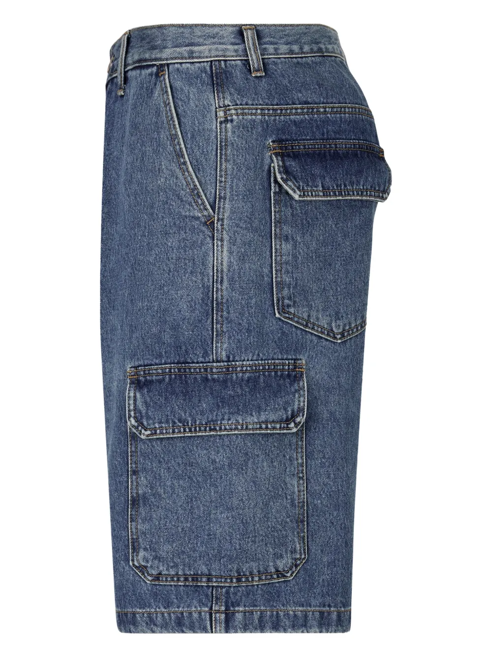 STUDIO TOMBOY Denim cargo shorts Blauw