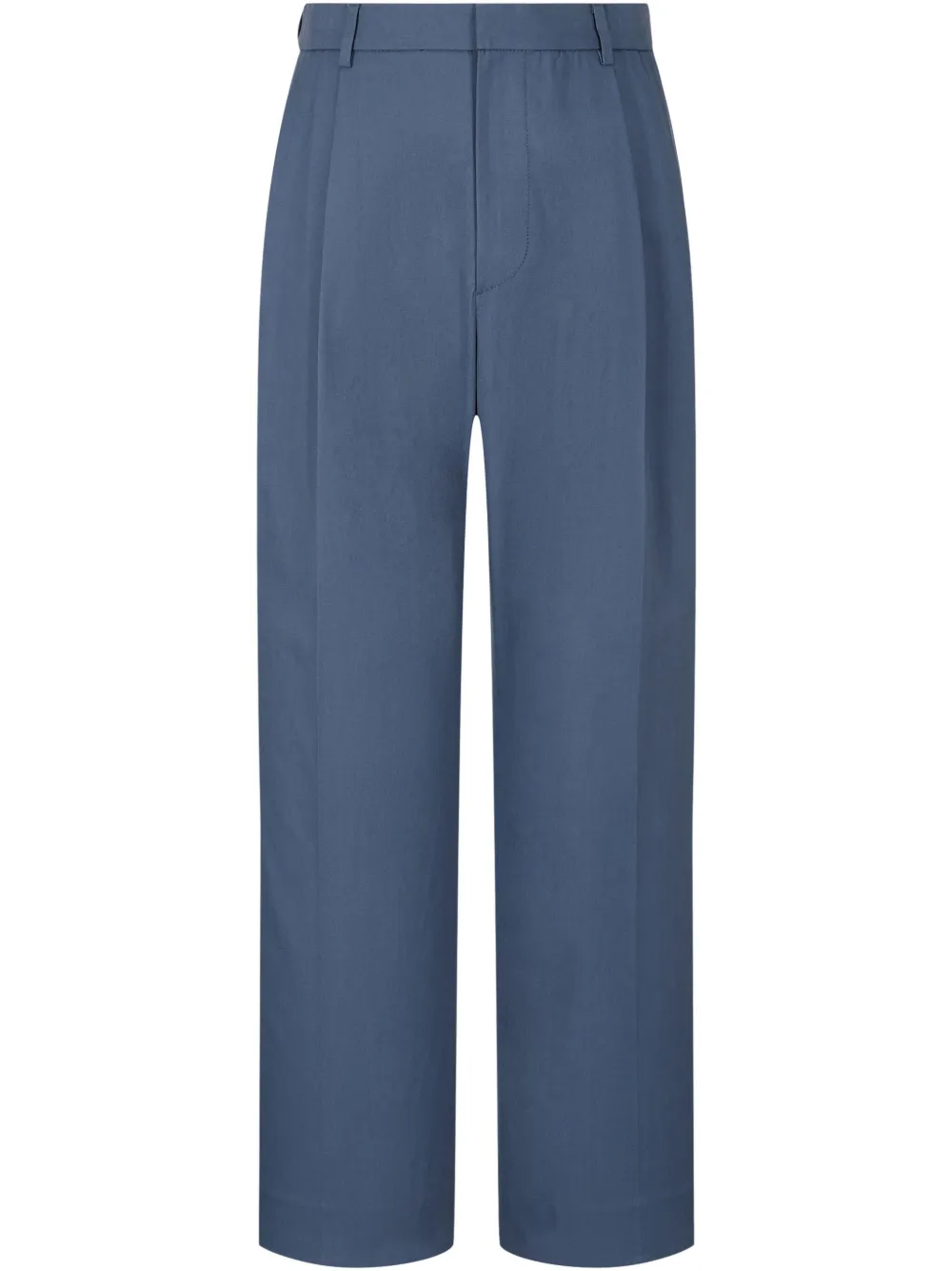 pintuck-detail trousers