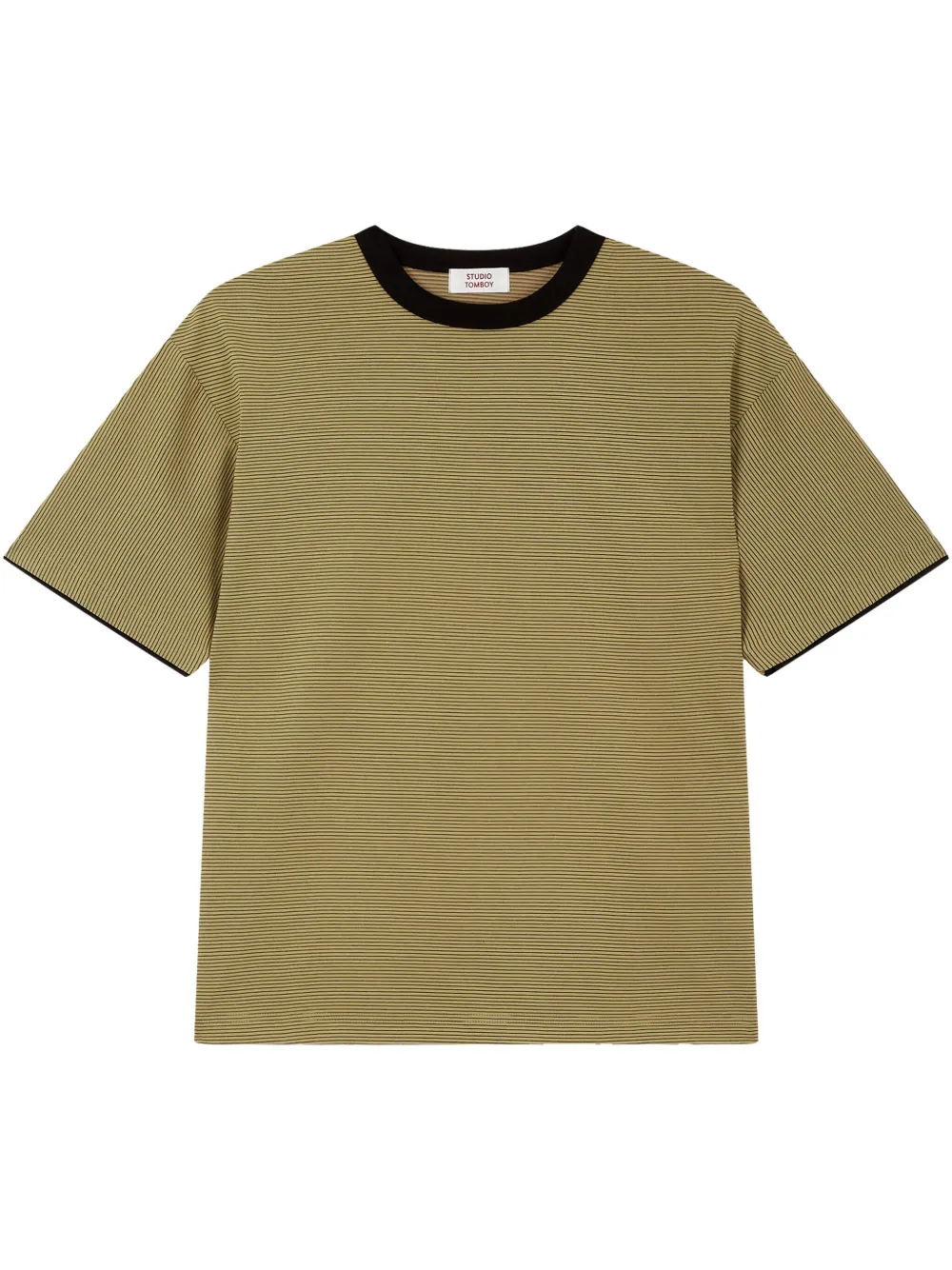 TOMBOY T-shirt girocollo a righe - Toni neutri