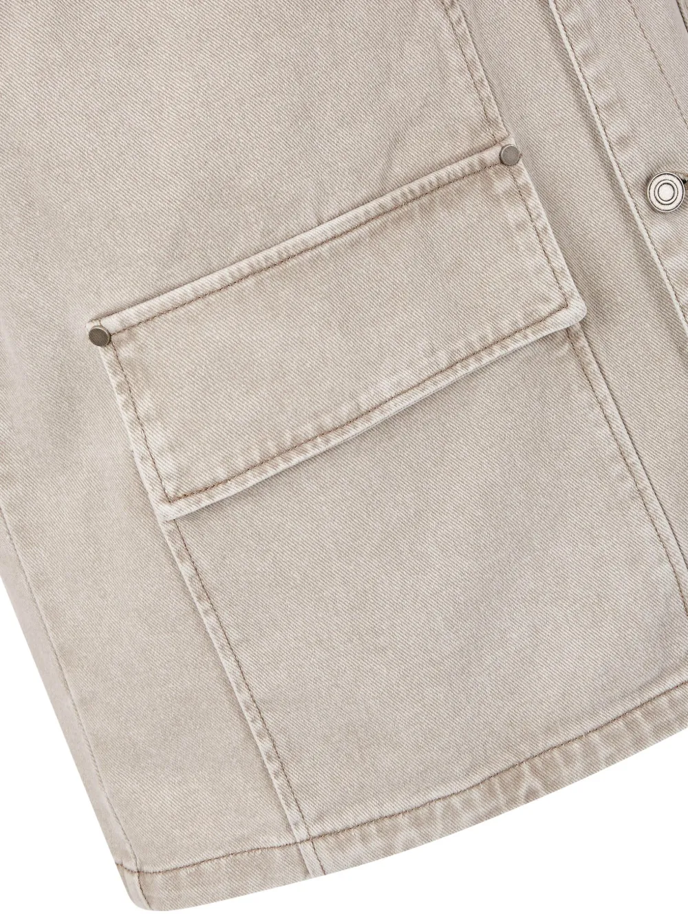 STUDIO TOMBOY Jack met contrasterende kraag Beige