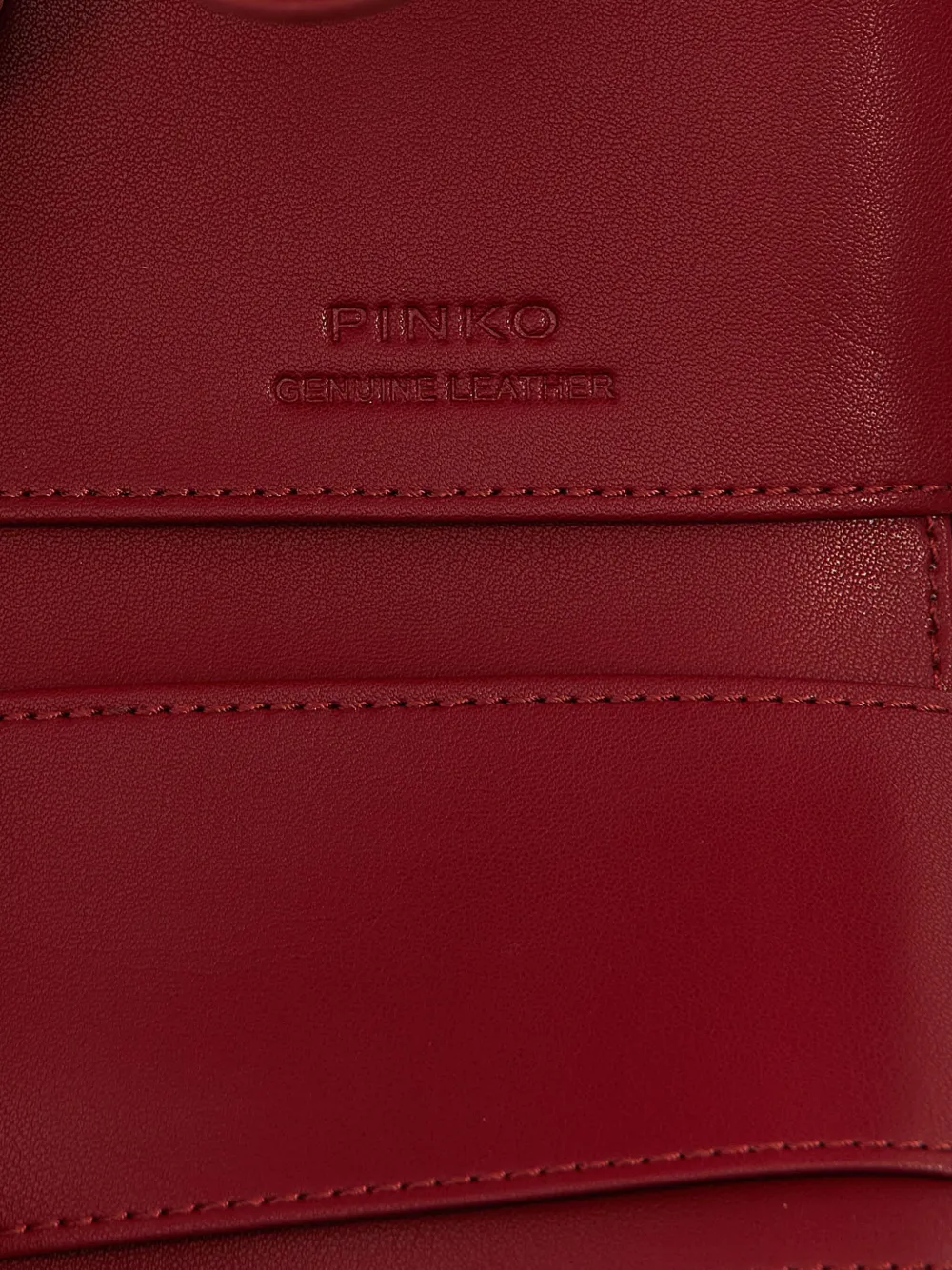 Shop Pinko Leather Wallet In Red