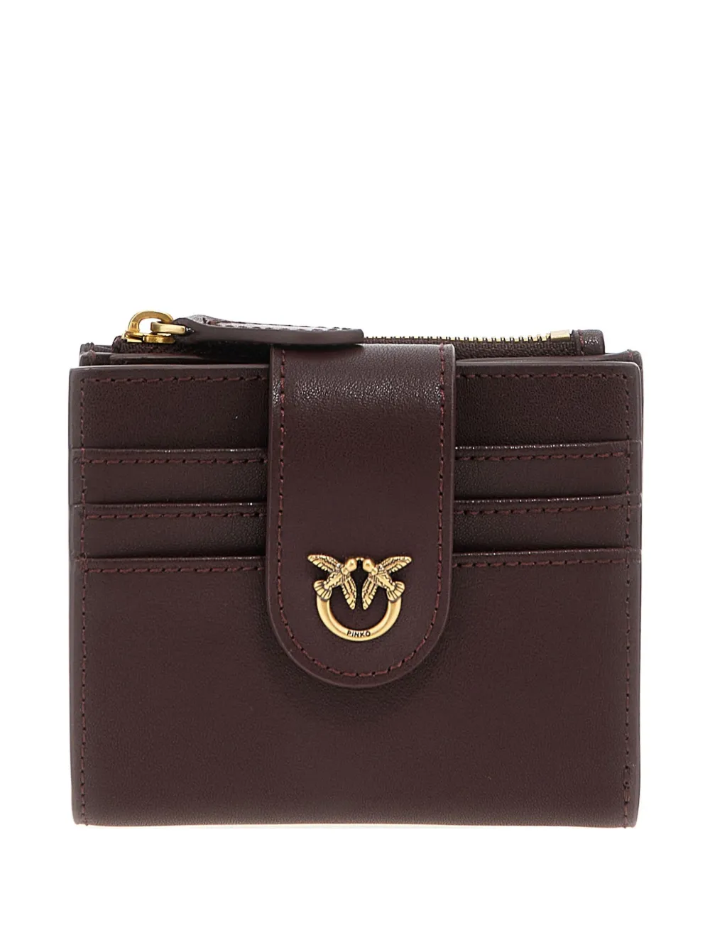 PINKO buckle-detail cardholder | Purple | Image 1